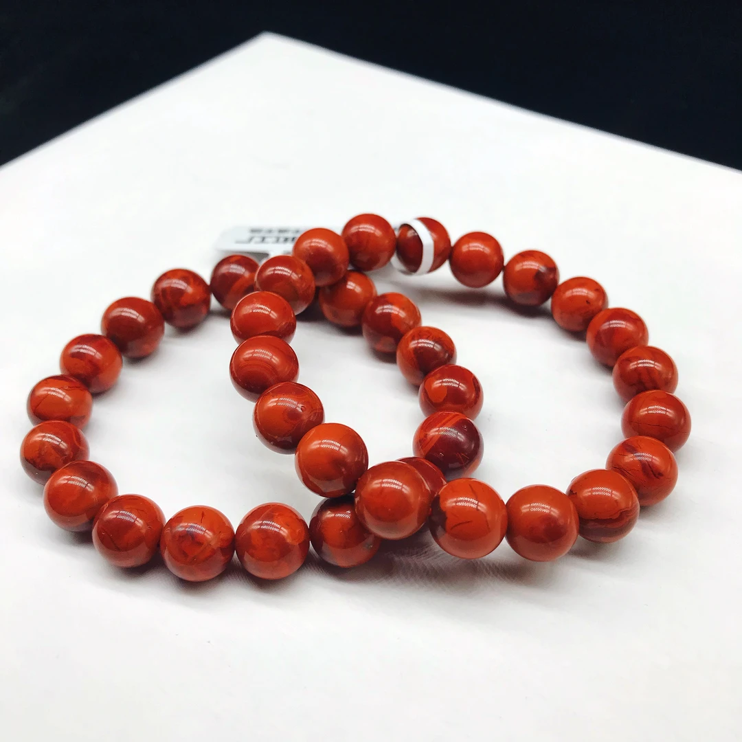 【领源】南红瓦西火焰纹百搭精美手串【多样式发其一】