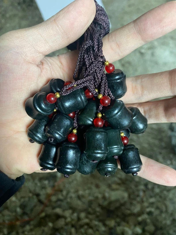 天然玉石和田单珠