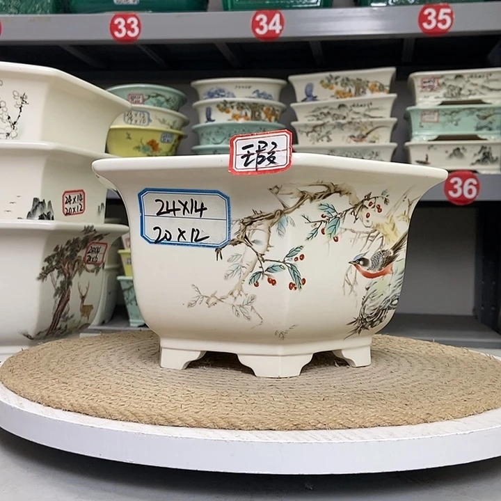 紫砂紫砂花盆7575