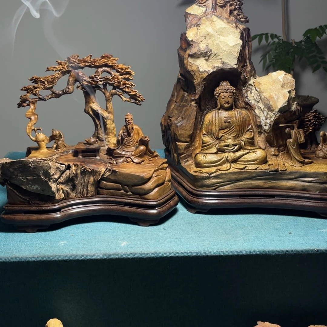 金丝楠释****楠木工艺品香炉