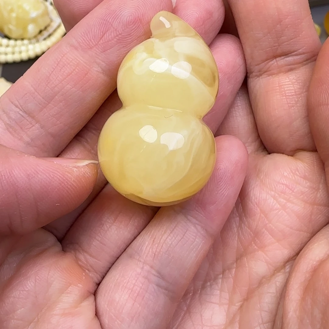 蜜蜡颈饰未镶嵌天然蜜蜡