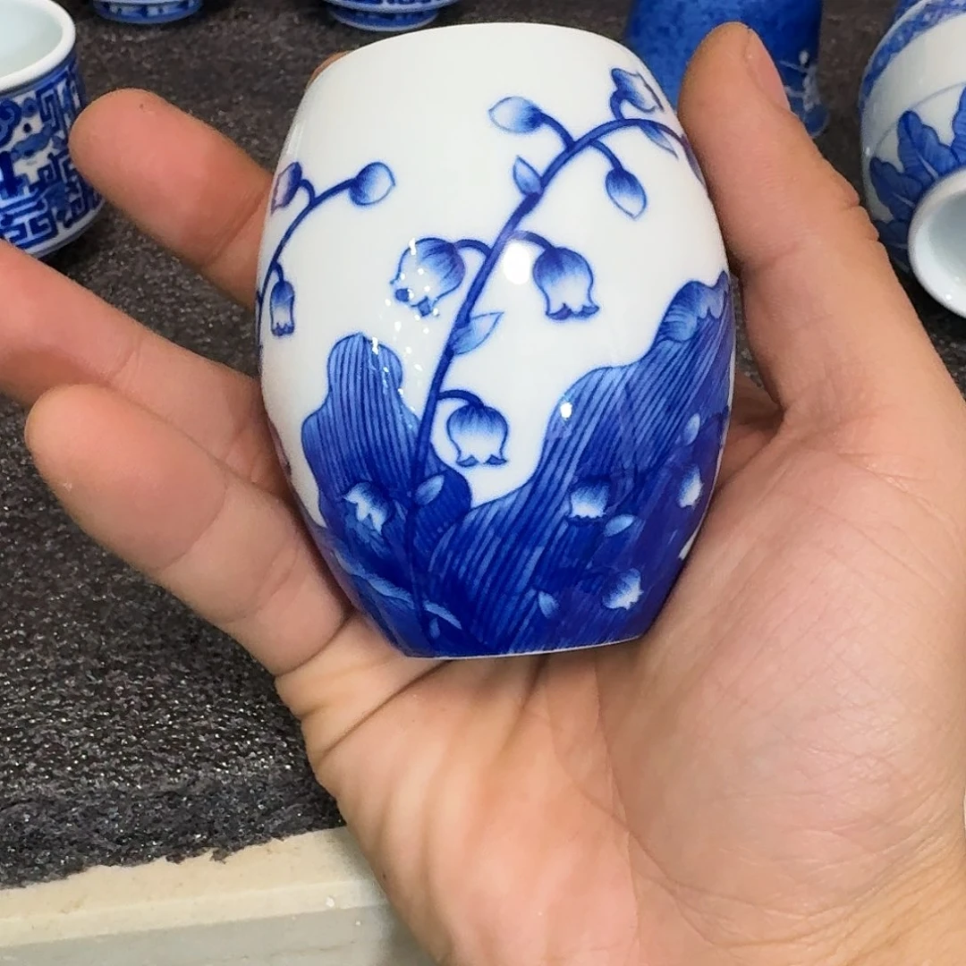 瓷片枫*当代景德镇陶瓷手绘茶具
