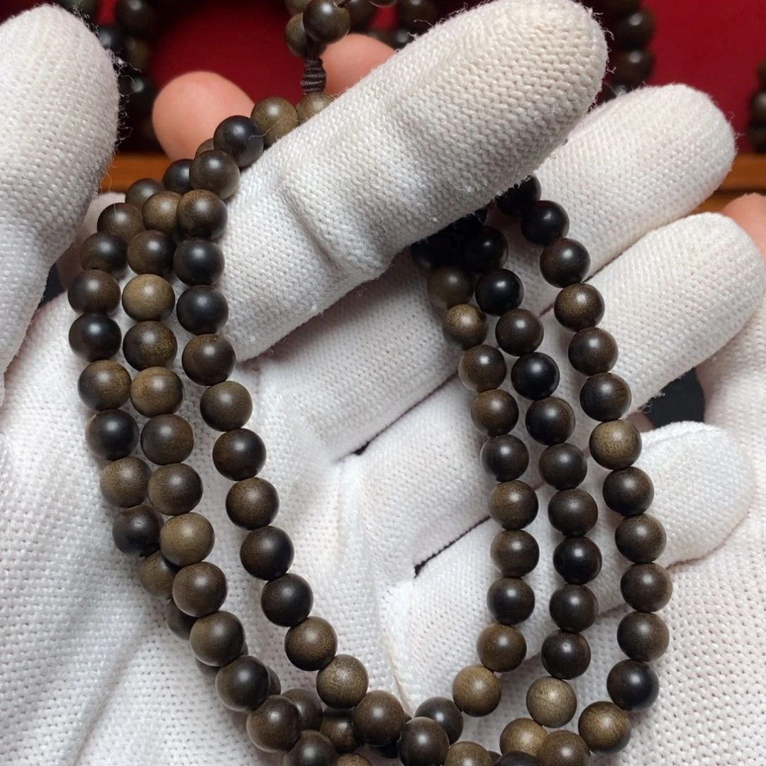 檀香木其他E****K06横纹 老山檀香 阴沉料 微瑕体验