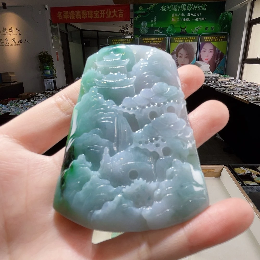 颈饰未镶嵌翡翠翡翠