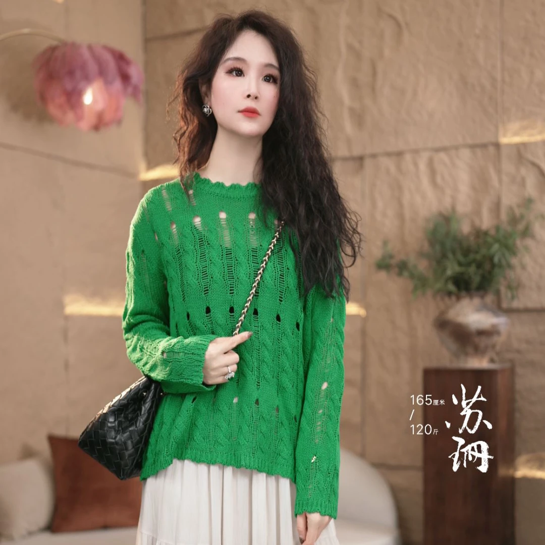 苏珊｜原著 【清越】慵懒精致女人味显瘦重工上衣 1034