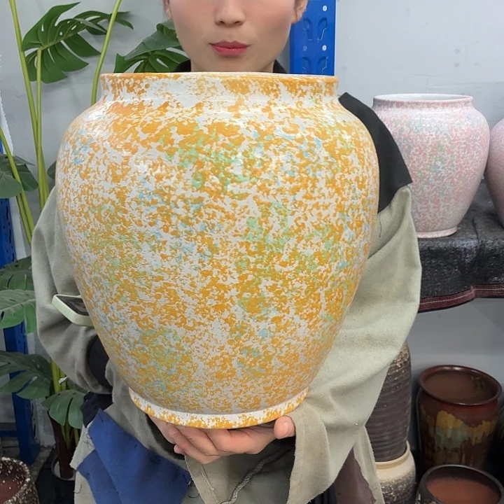 20×30 -粗陶花盆有孔-买买买