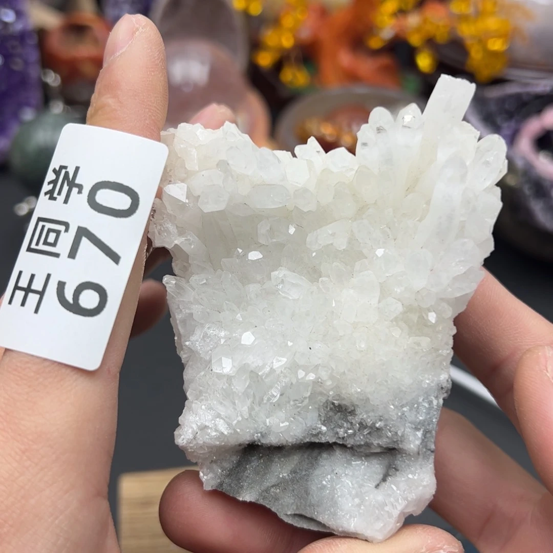 紫晶水晶摆件未镶嵌670