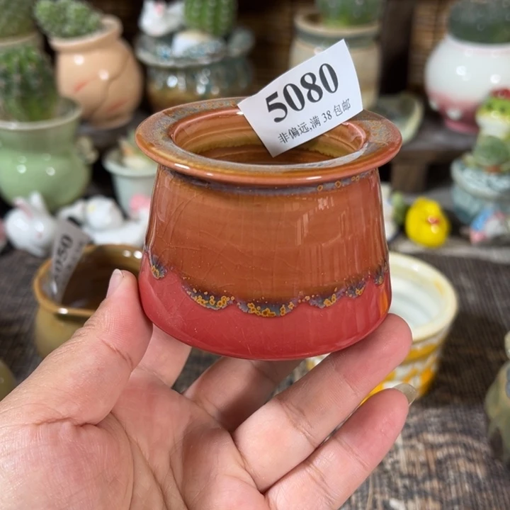 口5 手工花盆满30包邮