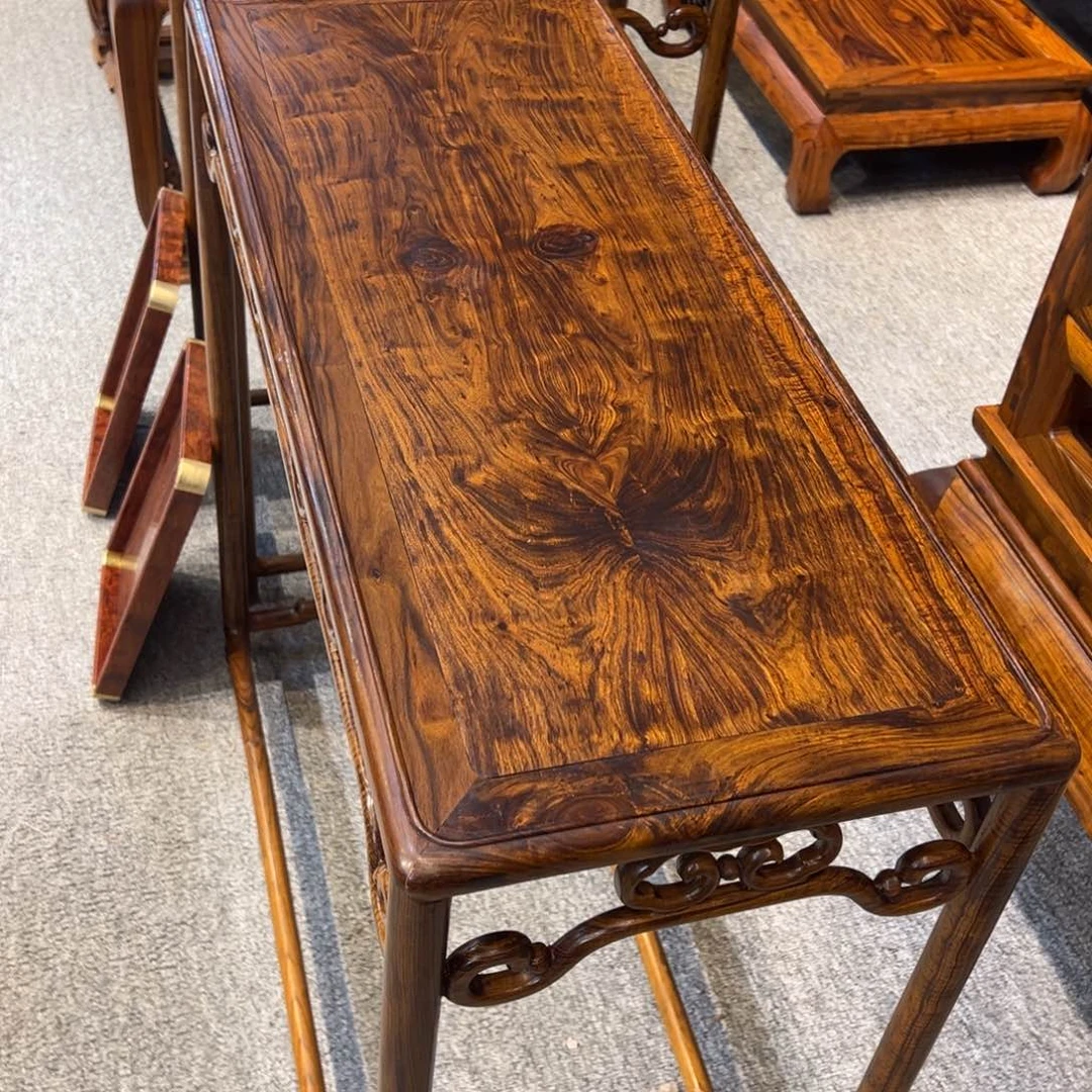 花梨木类长方几一个直播间截图定金链接