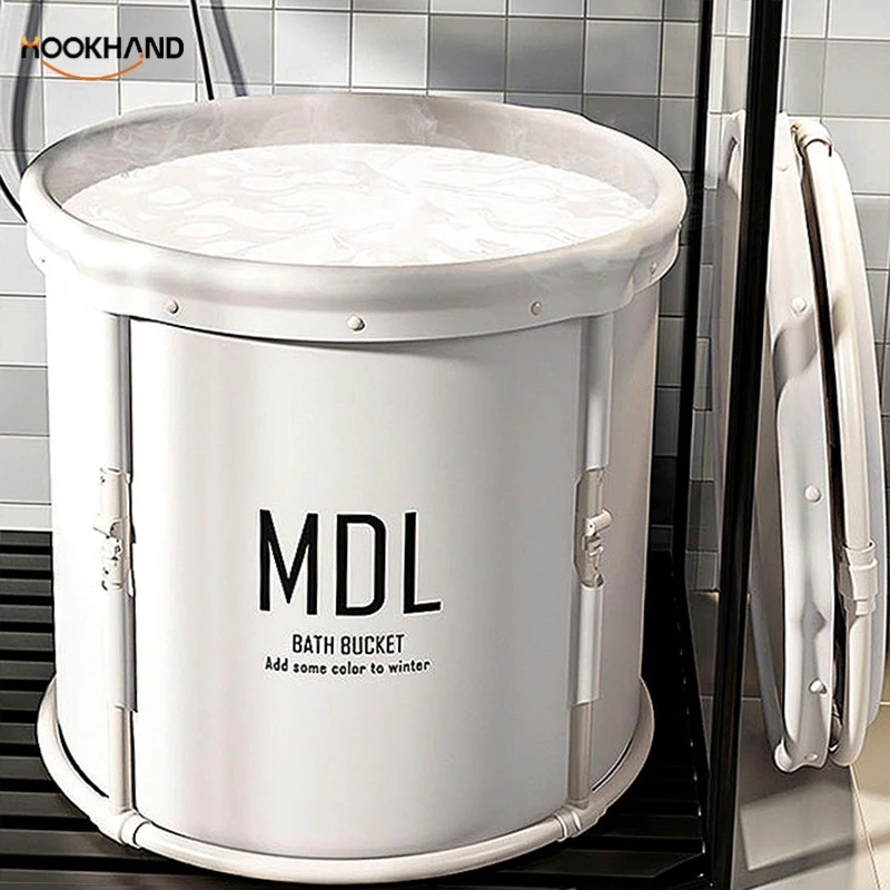 折叠浴桶成人款免安装自动加热一秒速开家用洗澡桶儿童大号泡澡桶