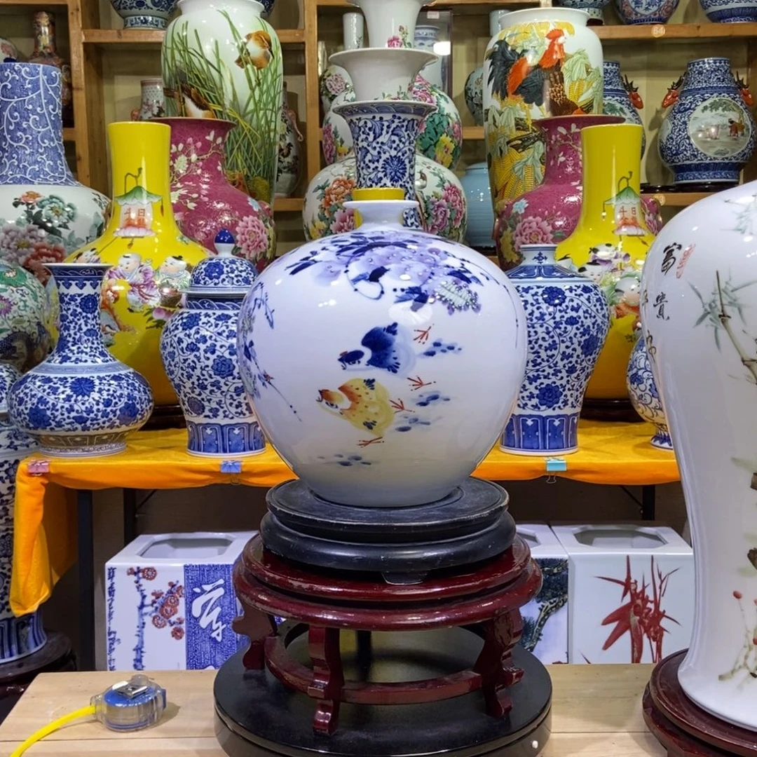 瓶景德镇陶瓷花瓶摆件
