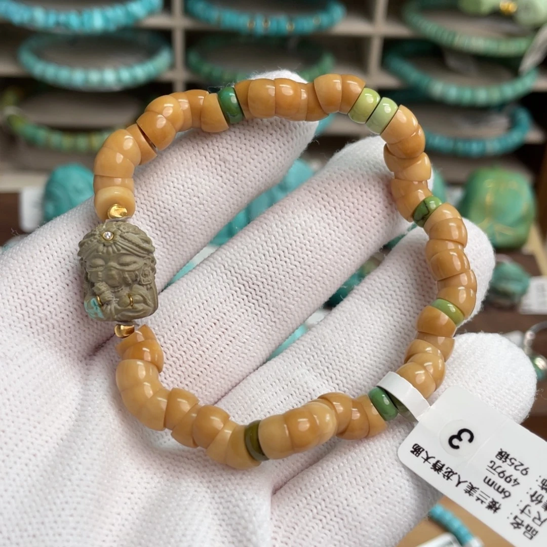 绿松石未镶嵌设计款单圈卡6