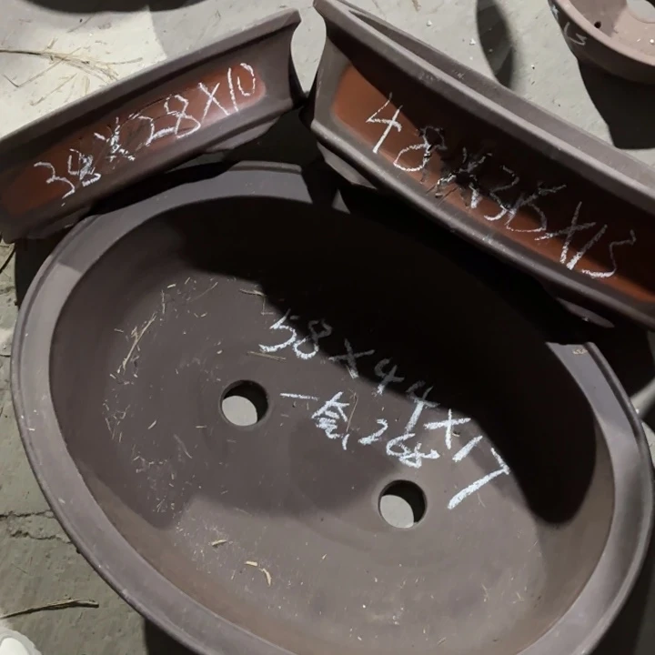 紫砂花盆300-6。   组合。