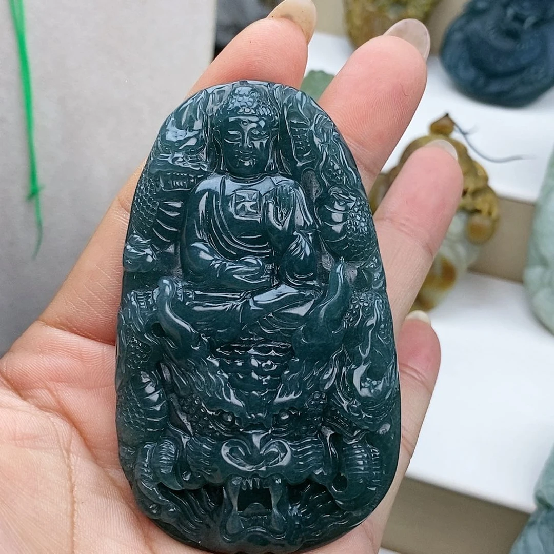 未镶嵌定制翡翠正*爸