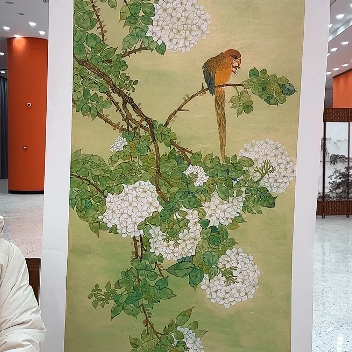 国画崔田对老师去伪存真原作