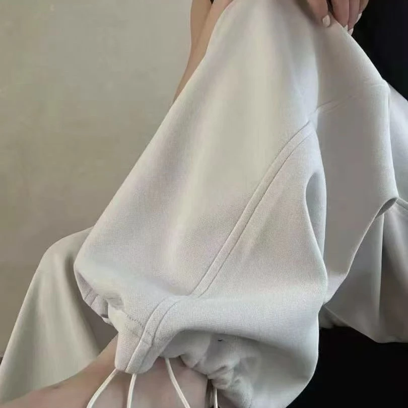 品牌尾单米白休闲裤