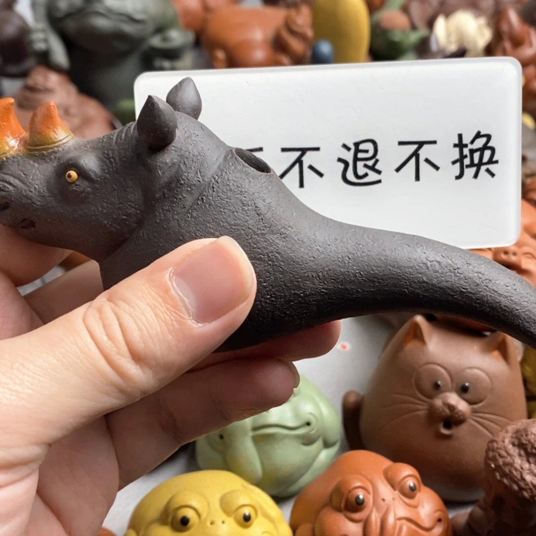 【闪购商品】紫砂茶宠妖*哥紫砂瑕疵