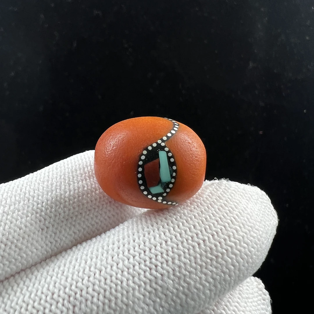 A2275天然原矿蜜蜡 老蜡枣珠15.3x19mm 3.1克抖音基地质检发货