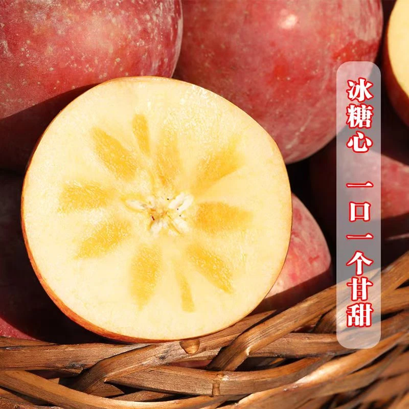 新疆阿克苏冰糖心苹果一箱脆甜爽口9斤±0.5