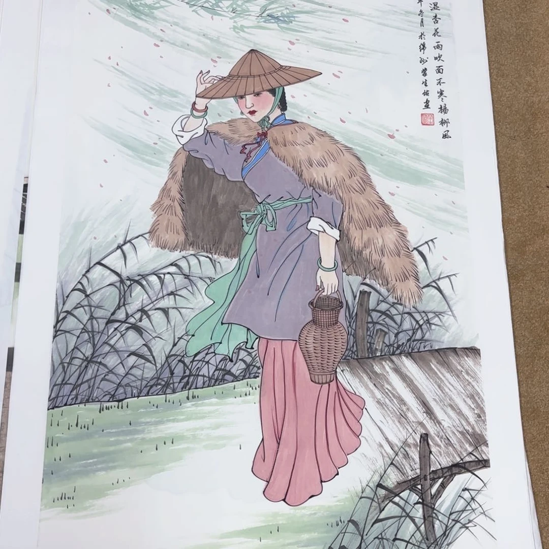 国画宿****司蒙生佑四尺人