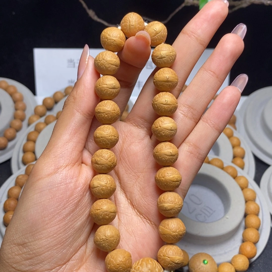 凤眼菩提吊坠手串