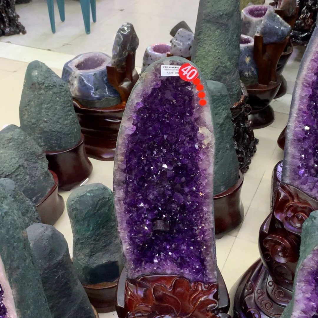 未镶嵌紫晶大型摆件（非配饰）