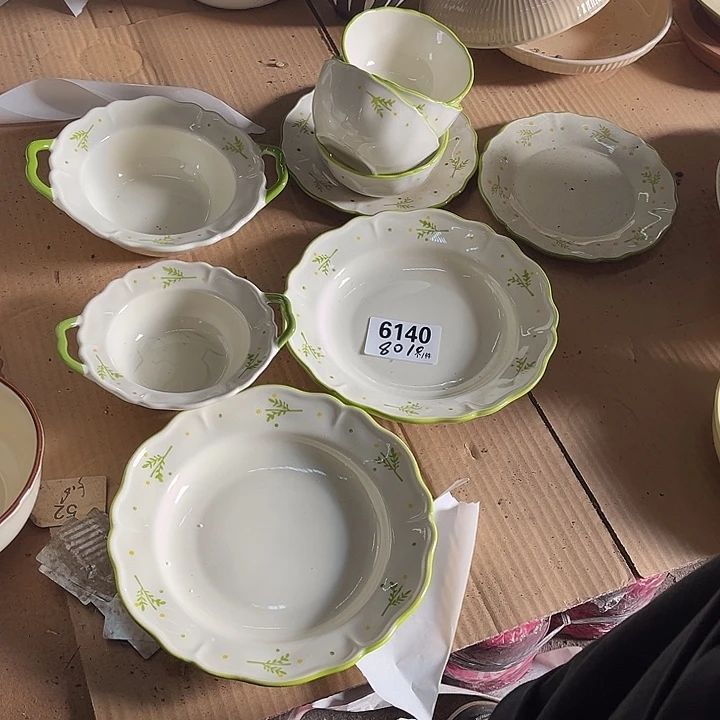 搪瓷微瑕外贸餐具6140