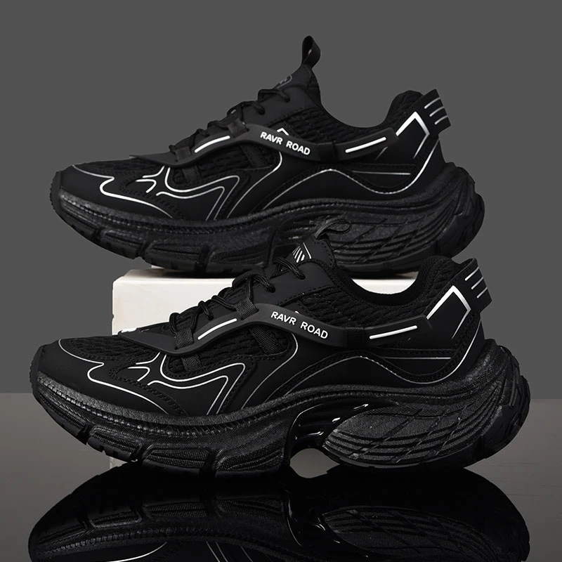 VANCAMEL/西域骆驼情侣老爹鞋防滑春夏运动鞋潮流百搭透气跑步鞋