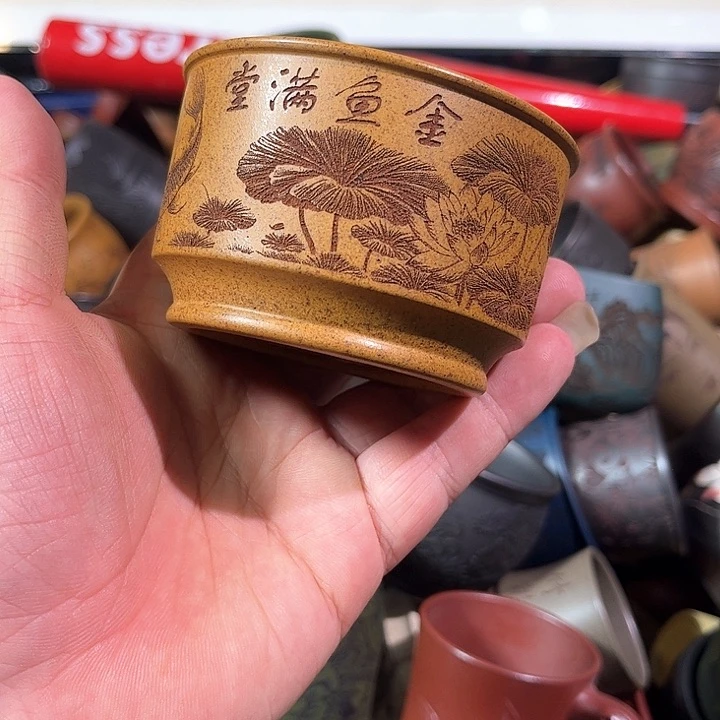 茶杯紫砂全手工紫砂主人杯
