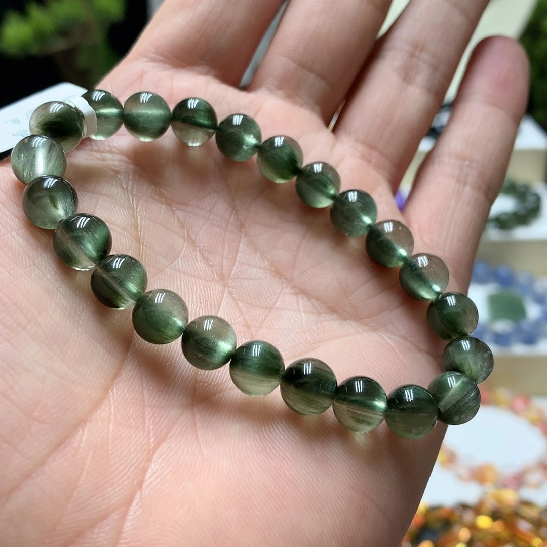 水晶手链未镶嵌兔毛