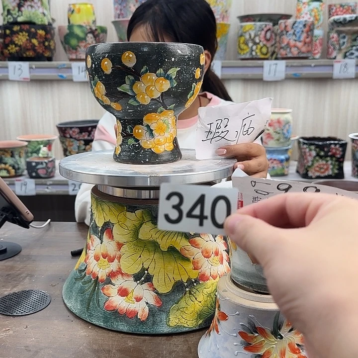 紫砂花盆瑕疵瑕疵340