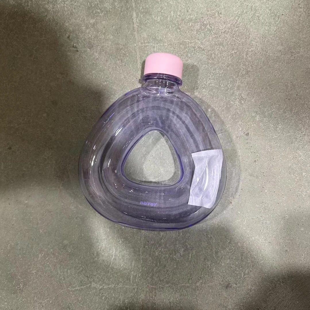 高颜值三角水杯  网红透明