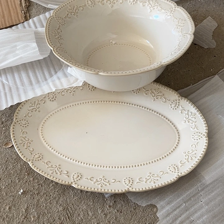 瓷片默认瑕疵商品浮雕鱼➕汤