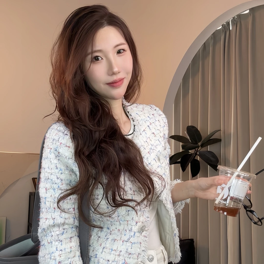 【紫藤花】2025秋冬新款法式高级感流苏粗花呢小香风外套女款上衣