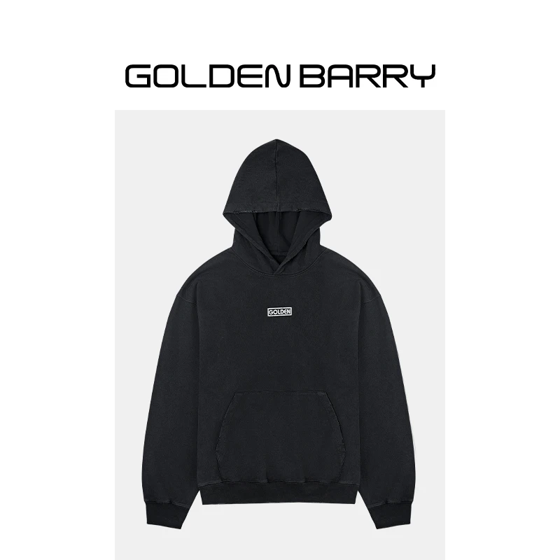 GOLDENBARRY|260183重磅高街做旧卫衣