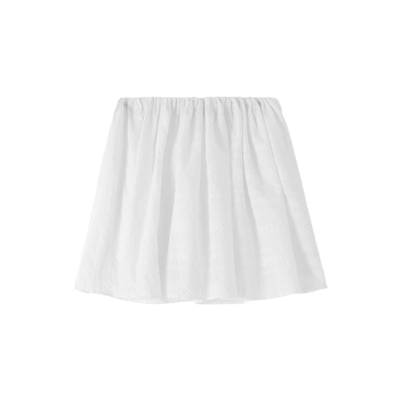 李大琪【芭蕾女孩】女士纯色刺绣半身裙短裙财阀千金女装