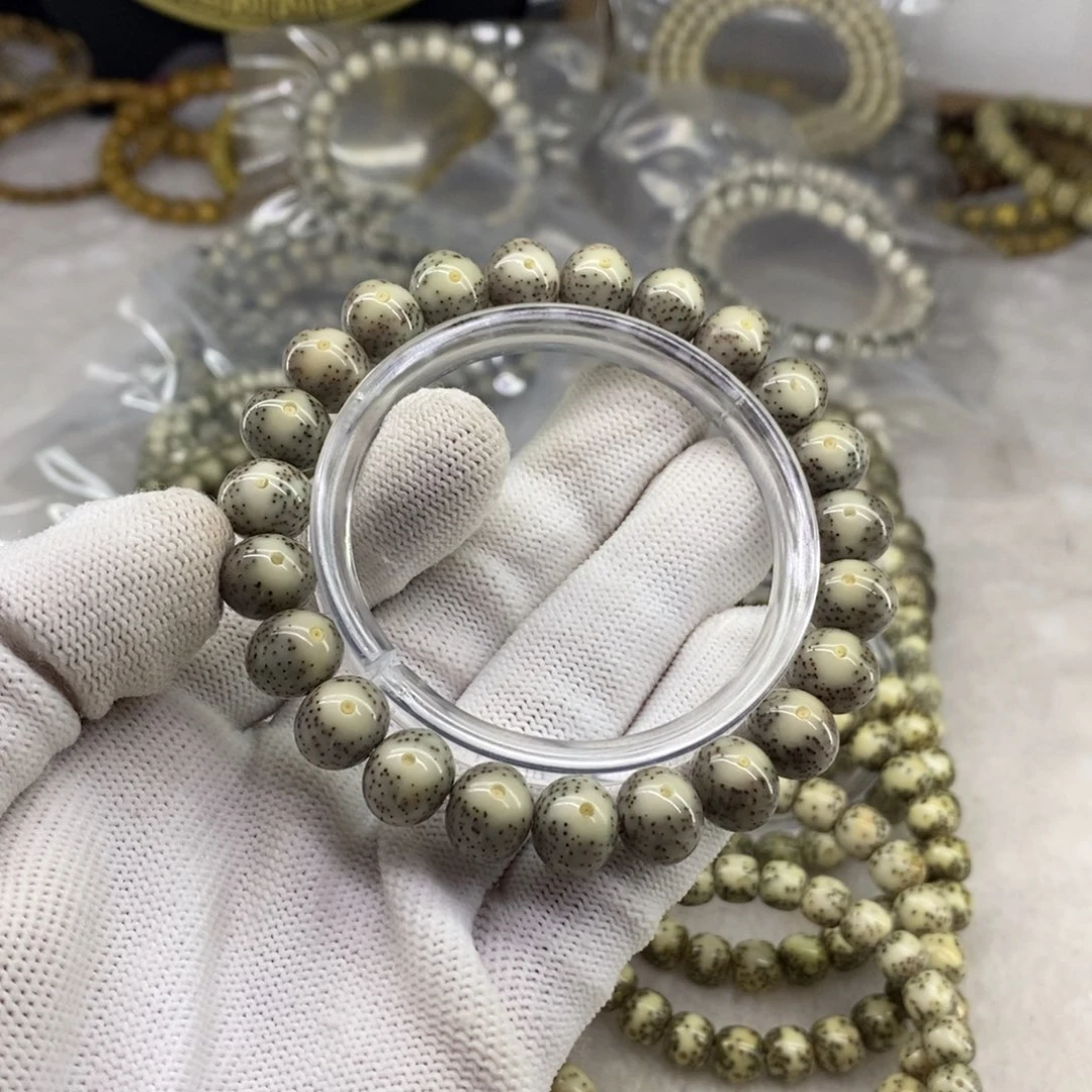 星月菩提手串星月菩提针尖星11*9大眼睛苹果珠