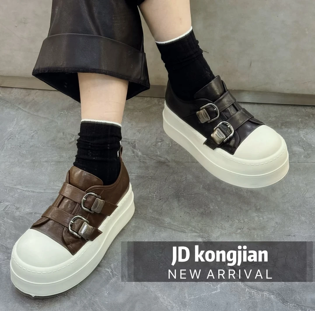 厚底增高休闲松糕鞋（偏大一码）