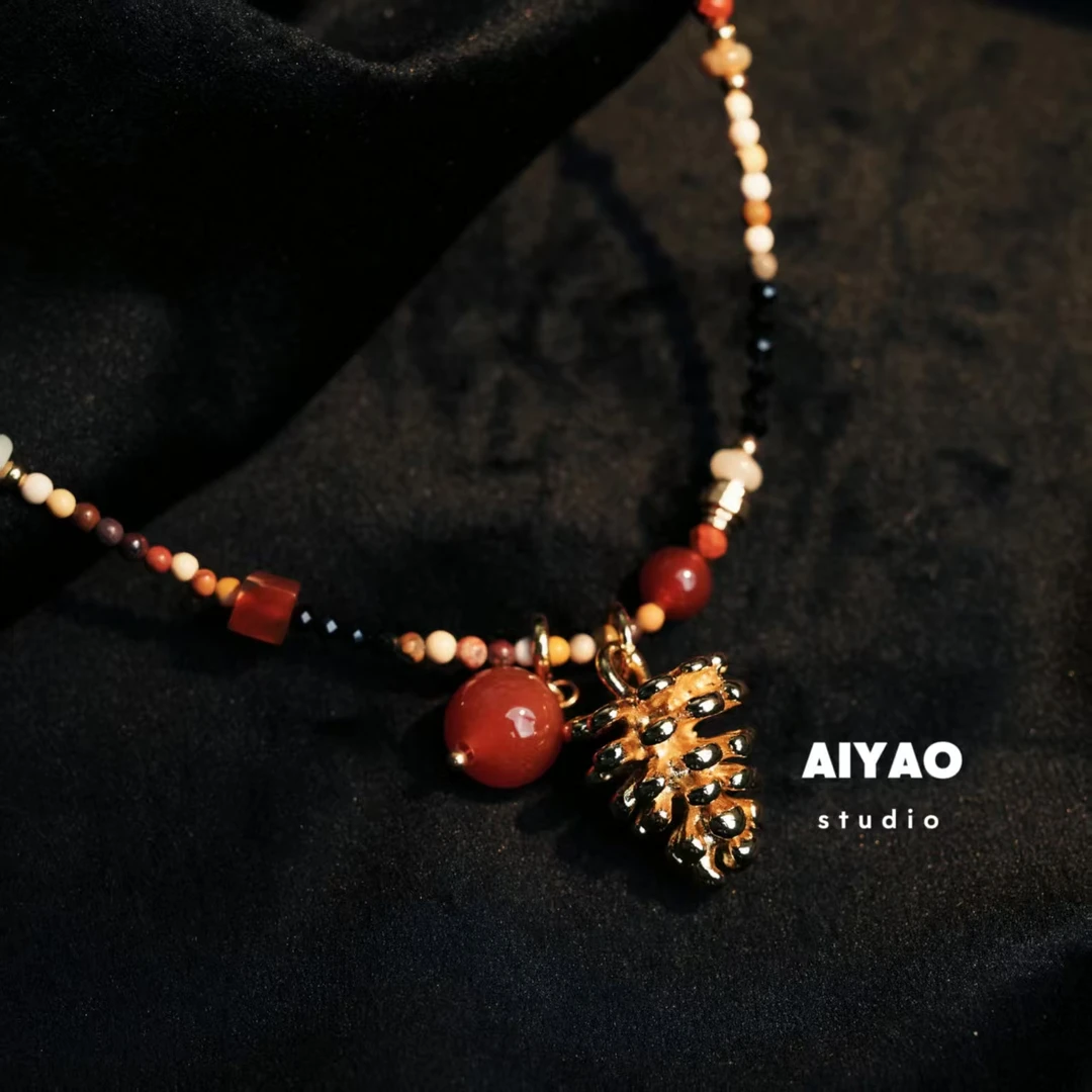 合金手链 【AIYAO】智慧果项链A75
