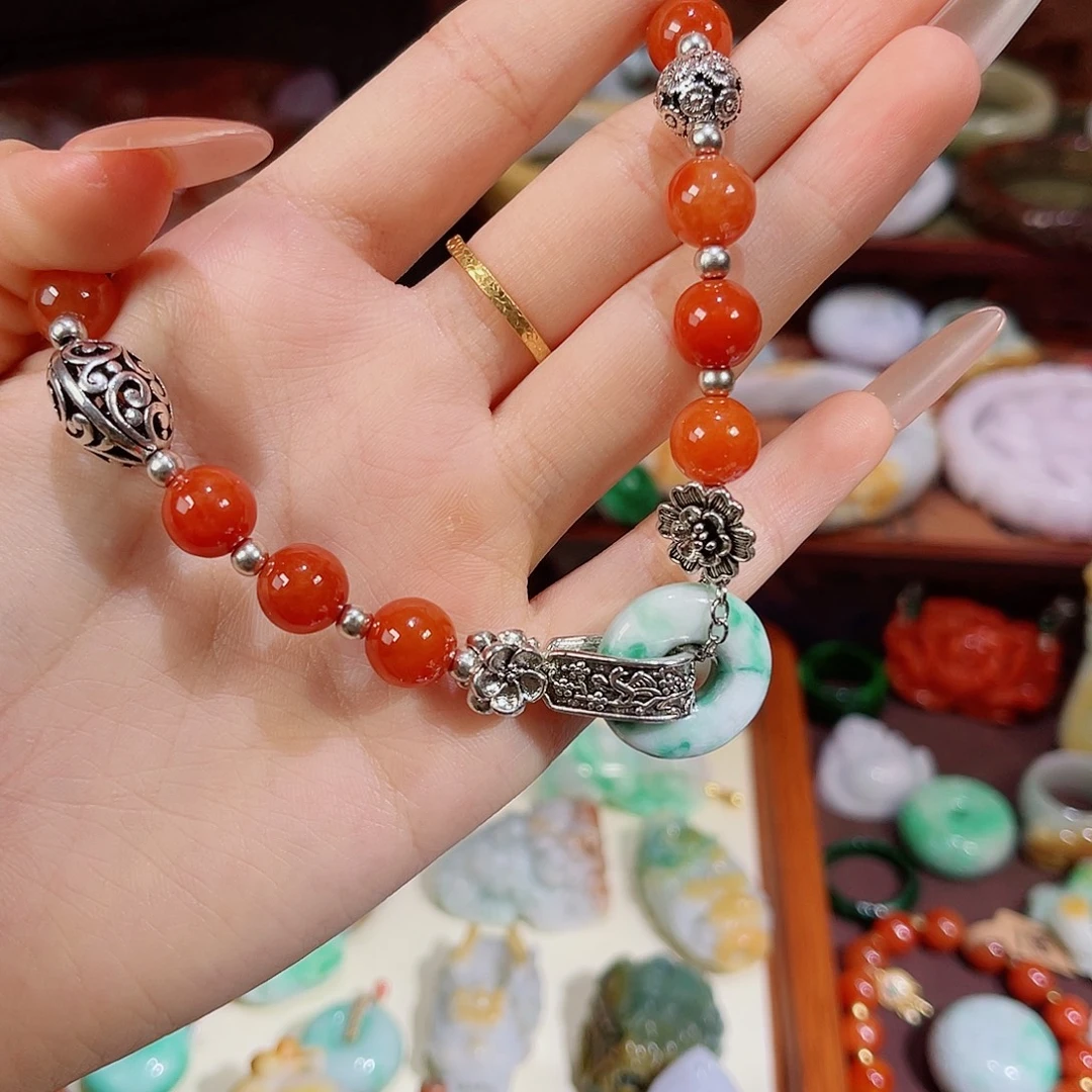 翡翠未镶嵌手链手链