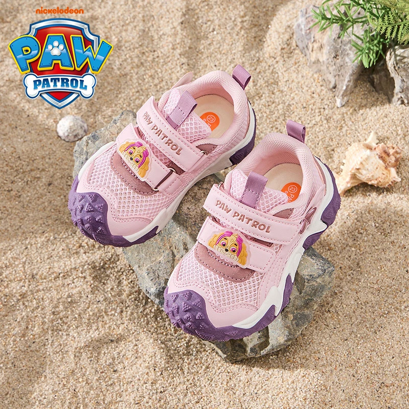 汪汪队女童学步鞋2025年春夏新款镂空款童鞋女宝宝鞋子透气中小童