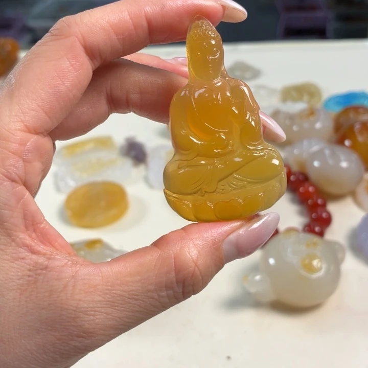 玛瑙/玉髓未镶嵌吊坠(不含链)