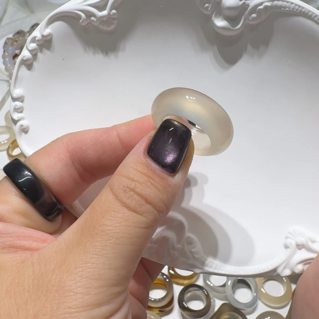 玛瑙/玉髓未镶嵌戒指港11/12/16.3不退换