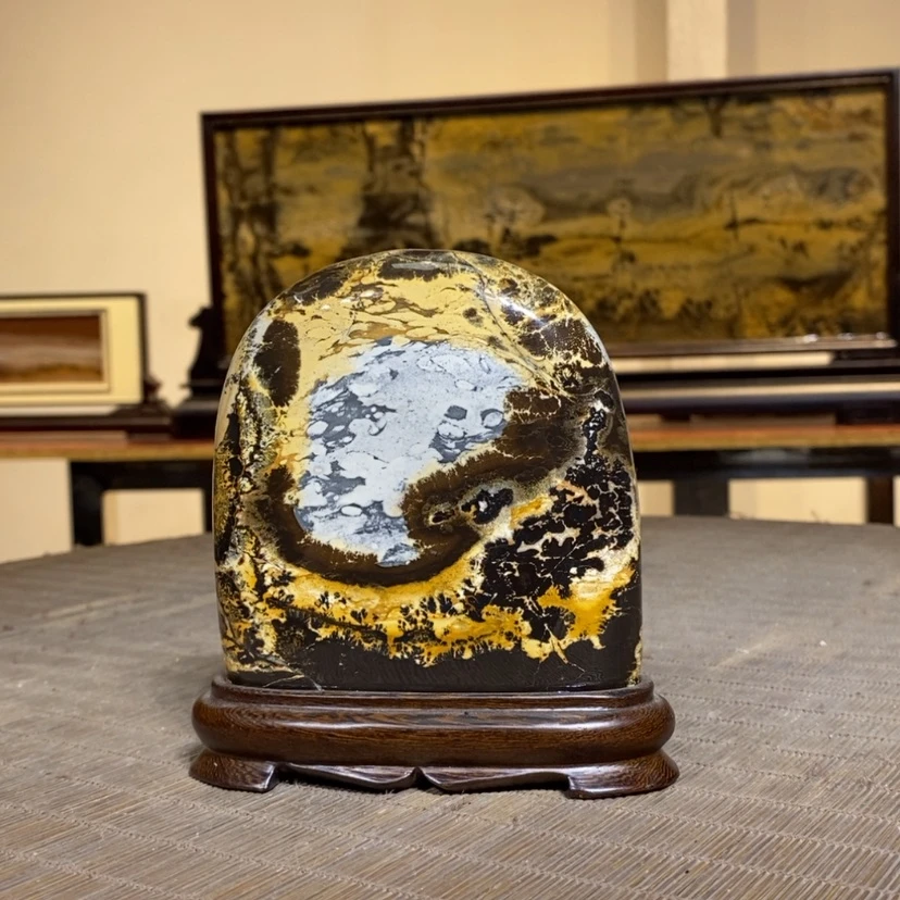 【闪购商品】广西国画石草花石