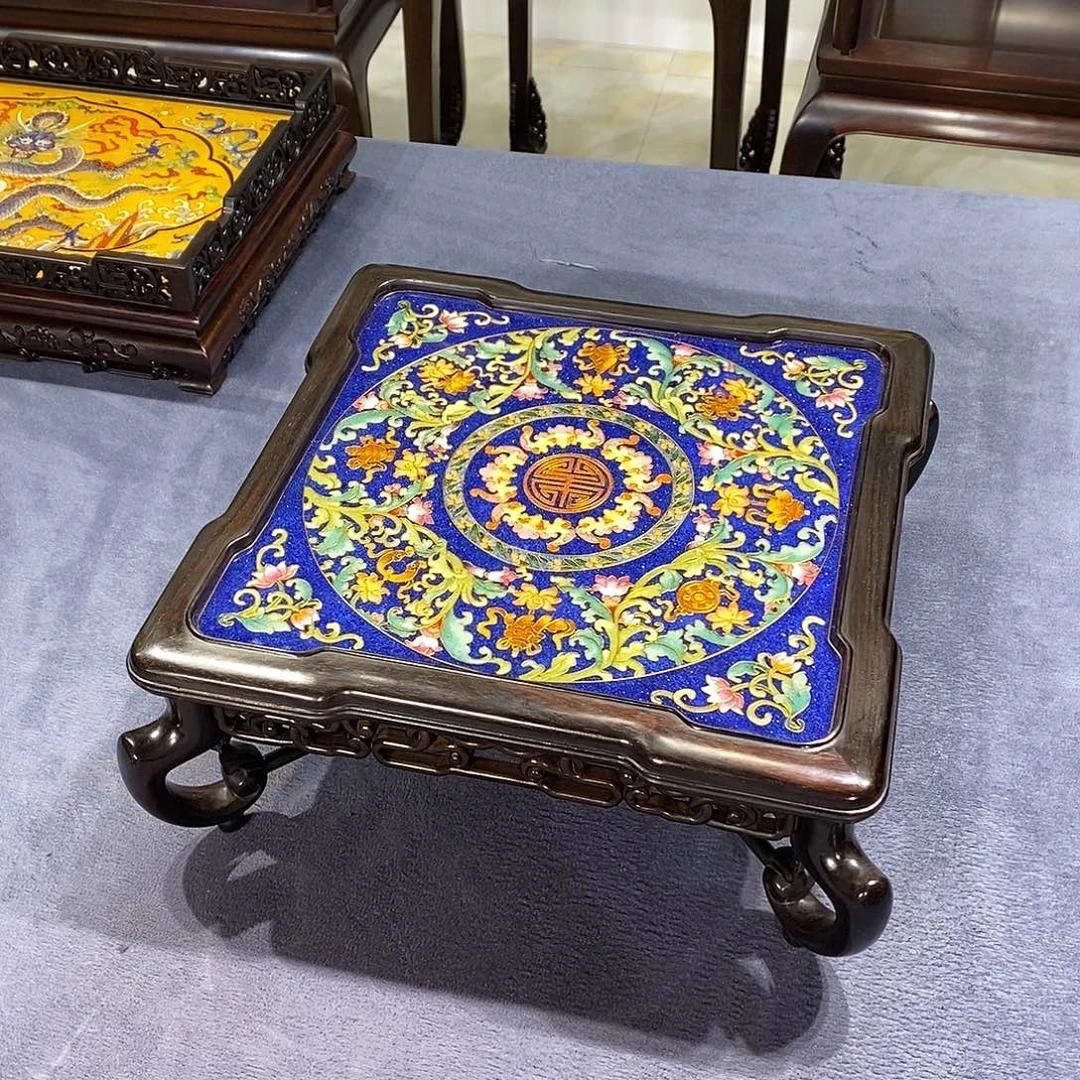 红酸枝木类成套家具底座