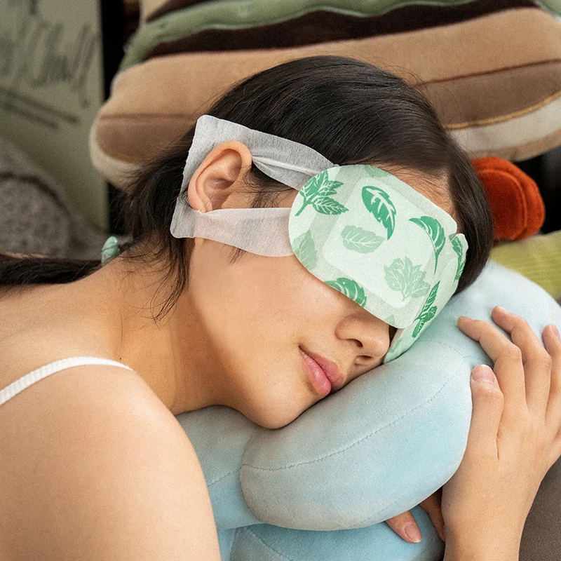 艾草蒸汽眼罩居家日用热敷睡眠缓解眼疲劳护眼罩