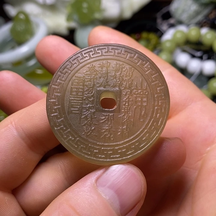 未镶嵌岫玉岫玉颈饰