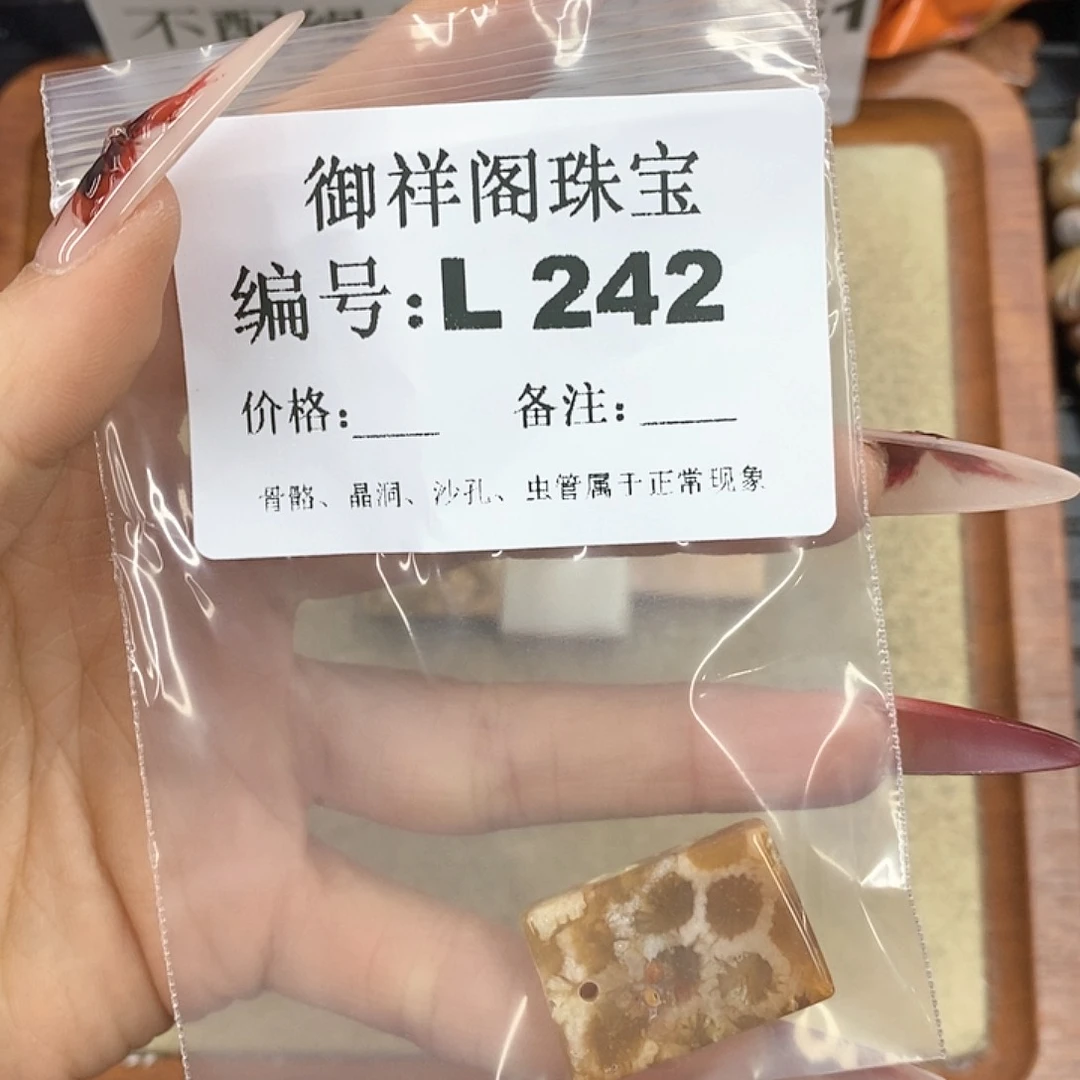 硅化珊瑚（珊瑚玉）颈饰未镶嵌用****2