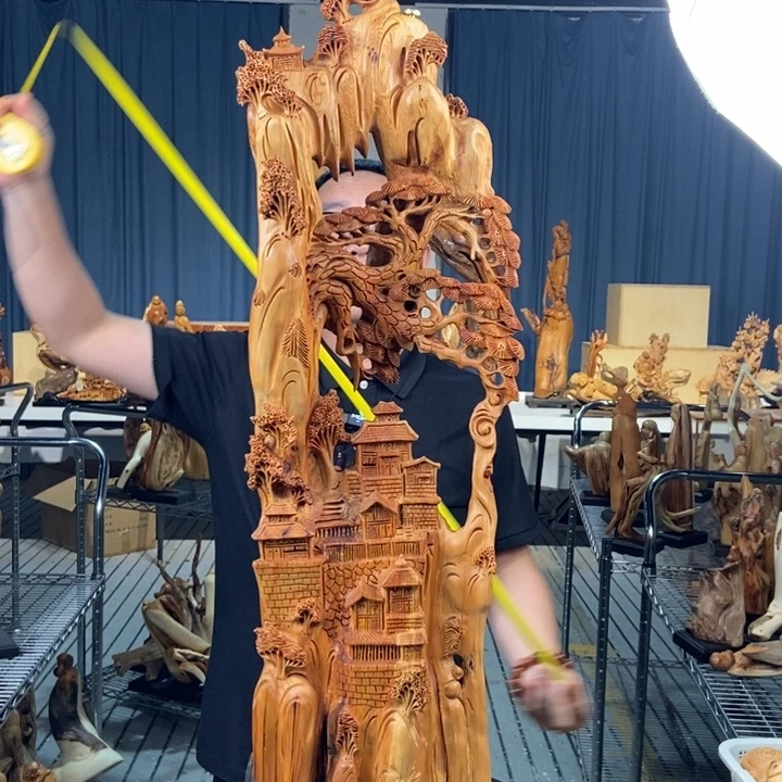 柏木（崖柏）山水倒流香送两盒香