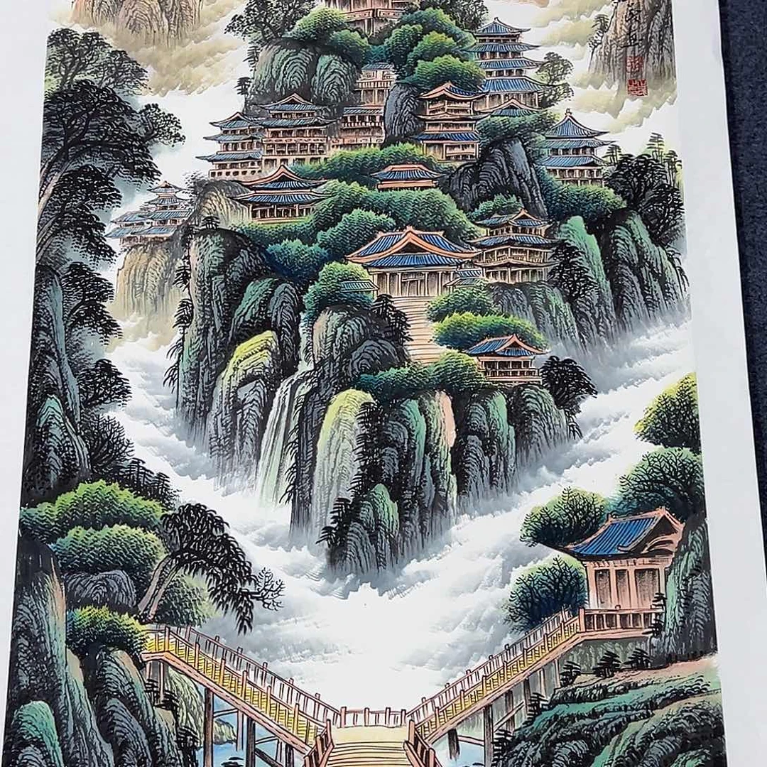 国画事事顺心如意万事如意万事如意